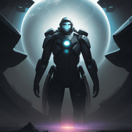 AI generated: cover for a sci fi book



