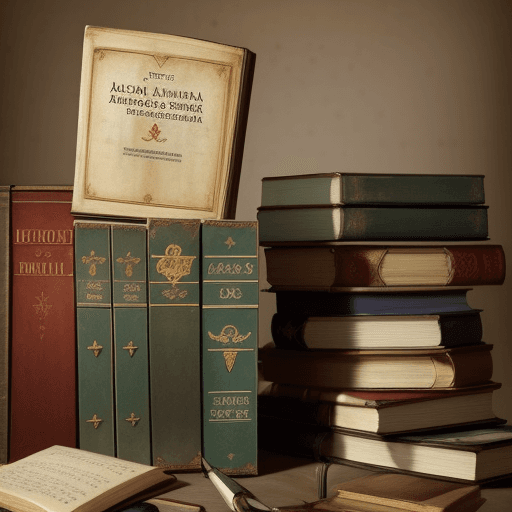 AI generated: livros antigos de latim na mão se um médico do século XVI