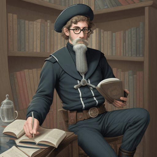 AI generated: Reader of hefty books. Rider of mountain bikes. Sailer of salty seas.
  
Shaker of double dice. 