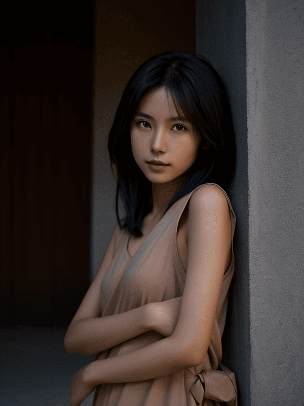 AI generated: an asian girl