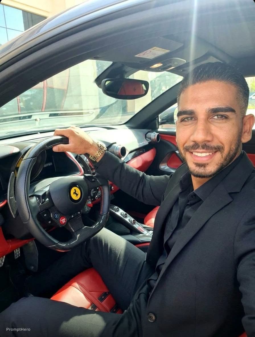 AI generated: self car ferrari
