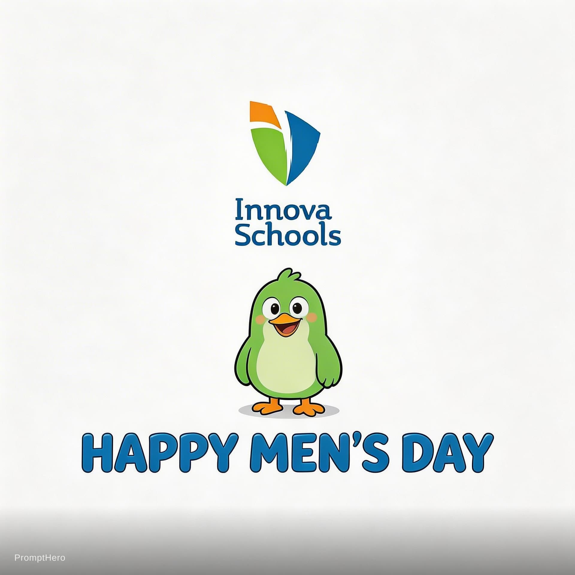 AI generated: Quiero que me crees una imagen que diga happy men's Day. Debe tener el logo adjunto. Quiero que sea ...