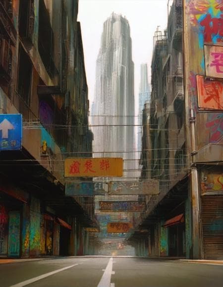 Dystopian Cityscape - Image 1