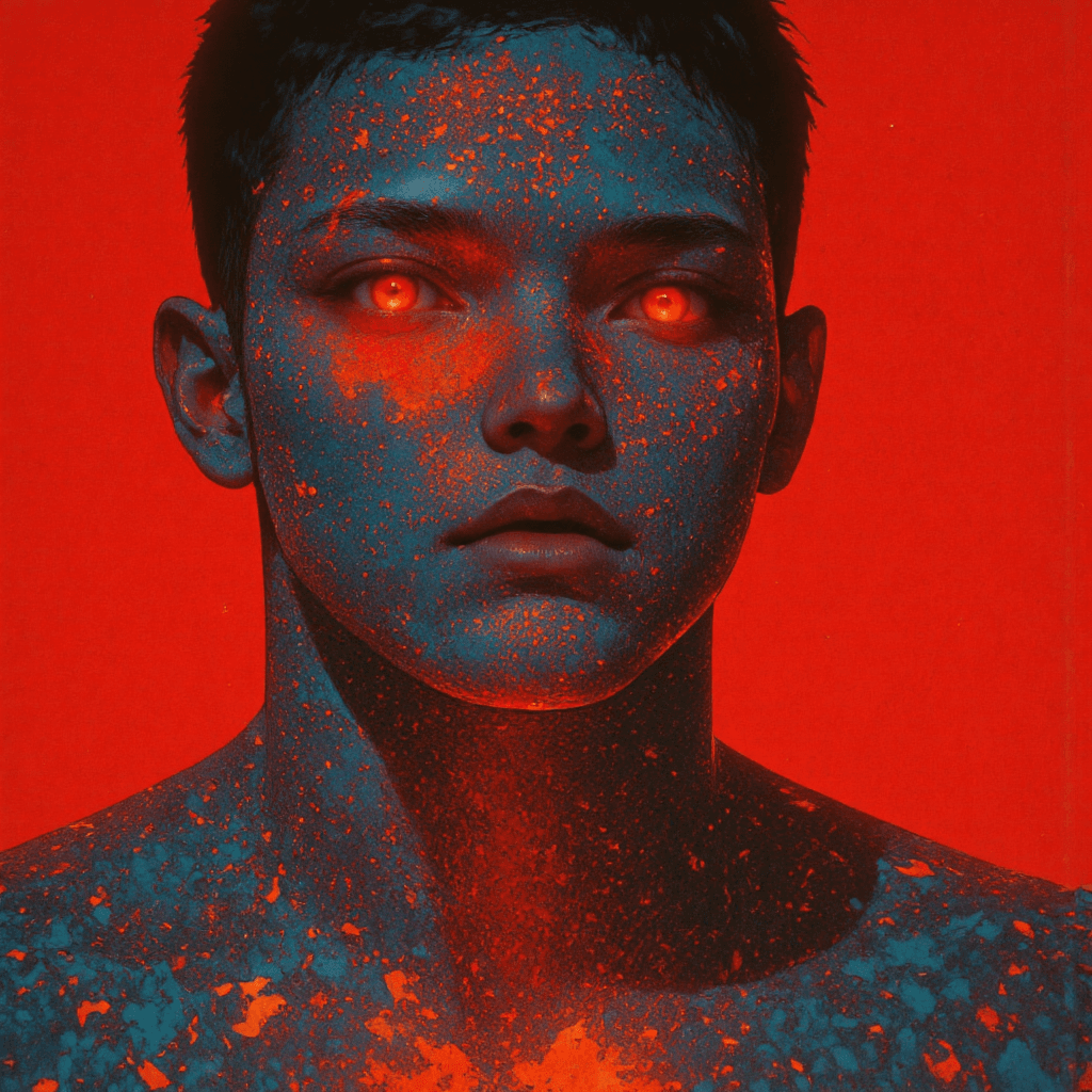 AI generated:  Glorious pride lifts you high into crimson skies. Eyes can't see light of reality, less than God mo...