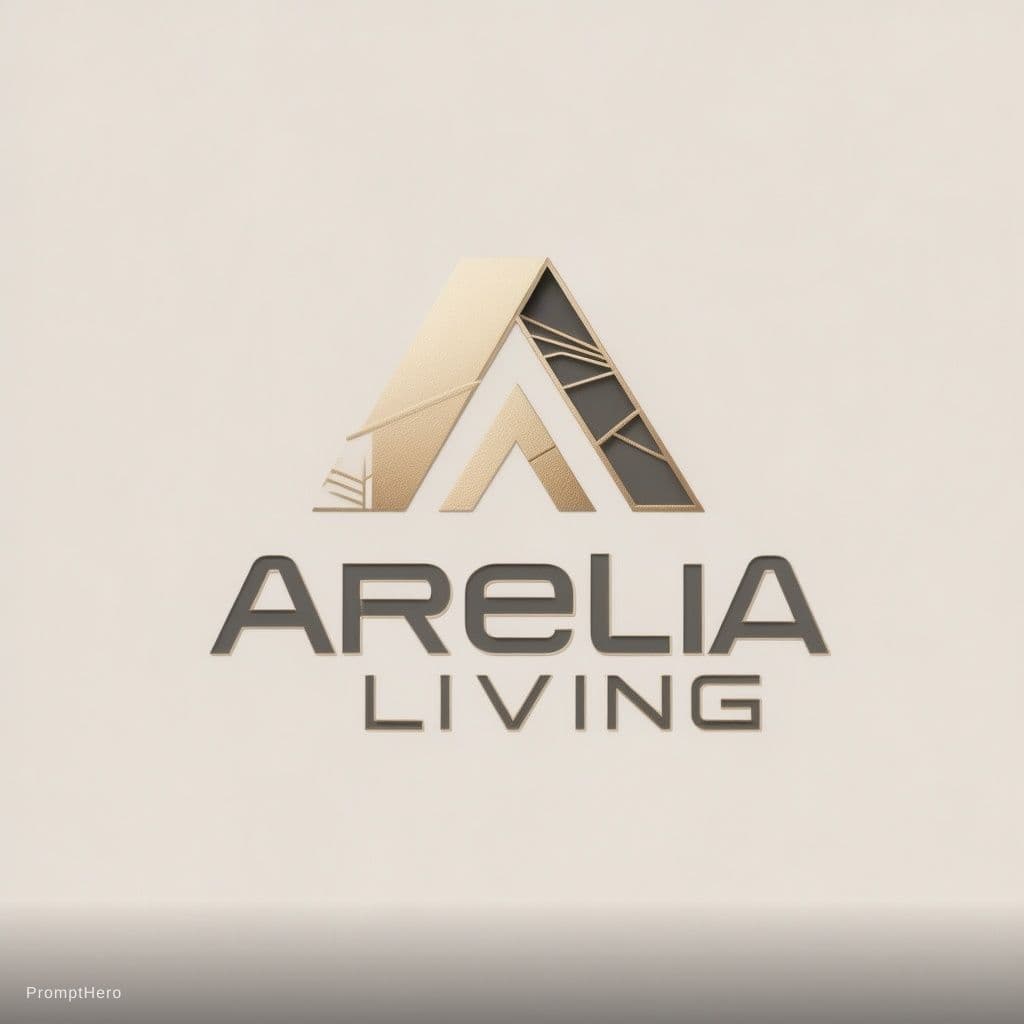 AI generated: Design a modern minimalist logo for a brand called "Arelia Living".

Arelia Living is a technology-d...
