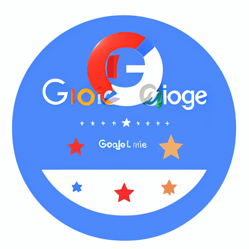 AI generated: 5 star google review logo