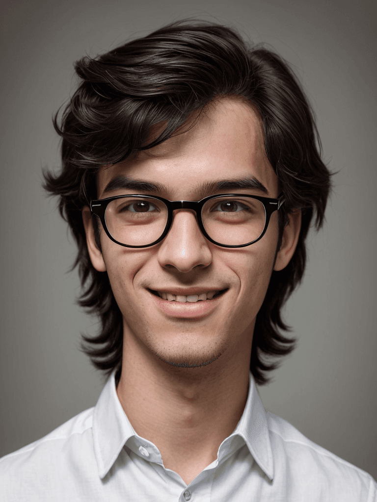 AI generated: Craft a high-resolution portrait of a young adult male exuding a subtle yet unmistakable confidence....