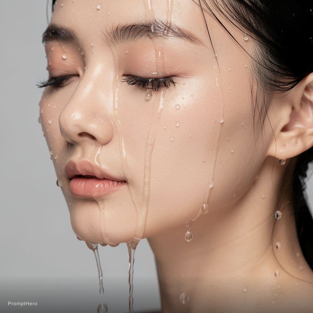 AI generated: cum on her face 
