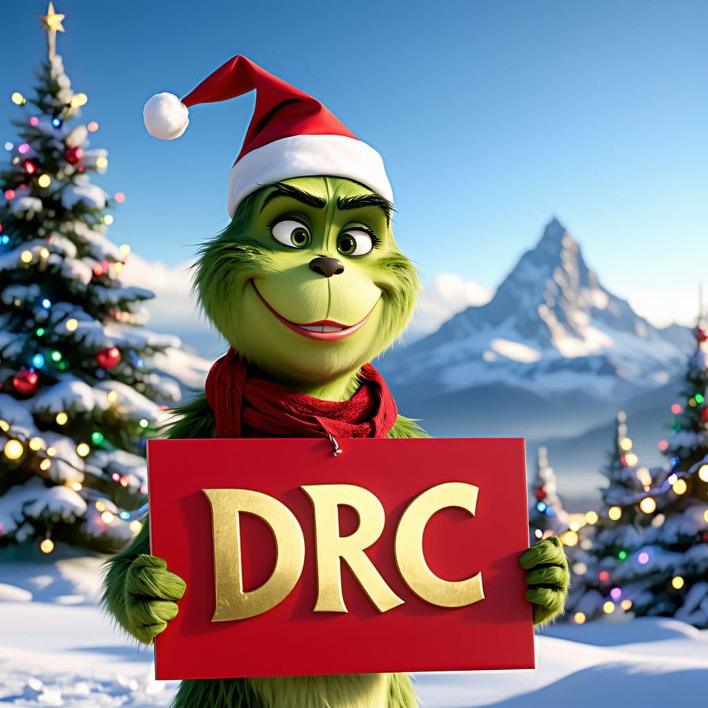 AI generated: The image is a digital illustration of the character DRC from the animated movie "The Grinch." DRC i...