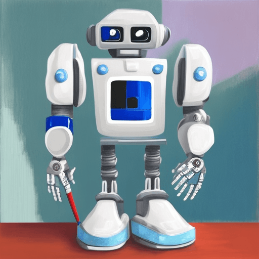 AI generated: Create a realistic, friendly-looking robot with a sleek white body and some blue components. The rob...