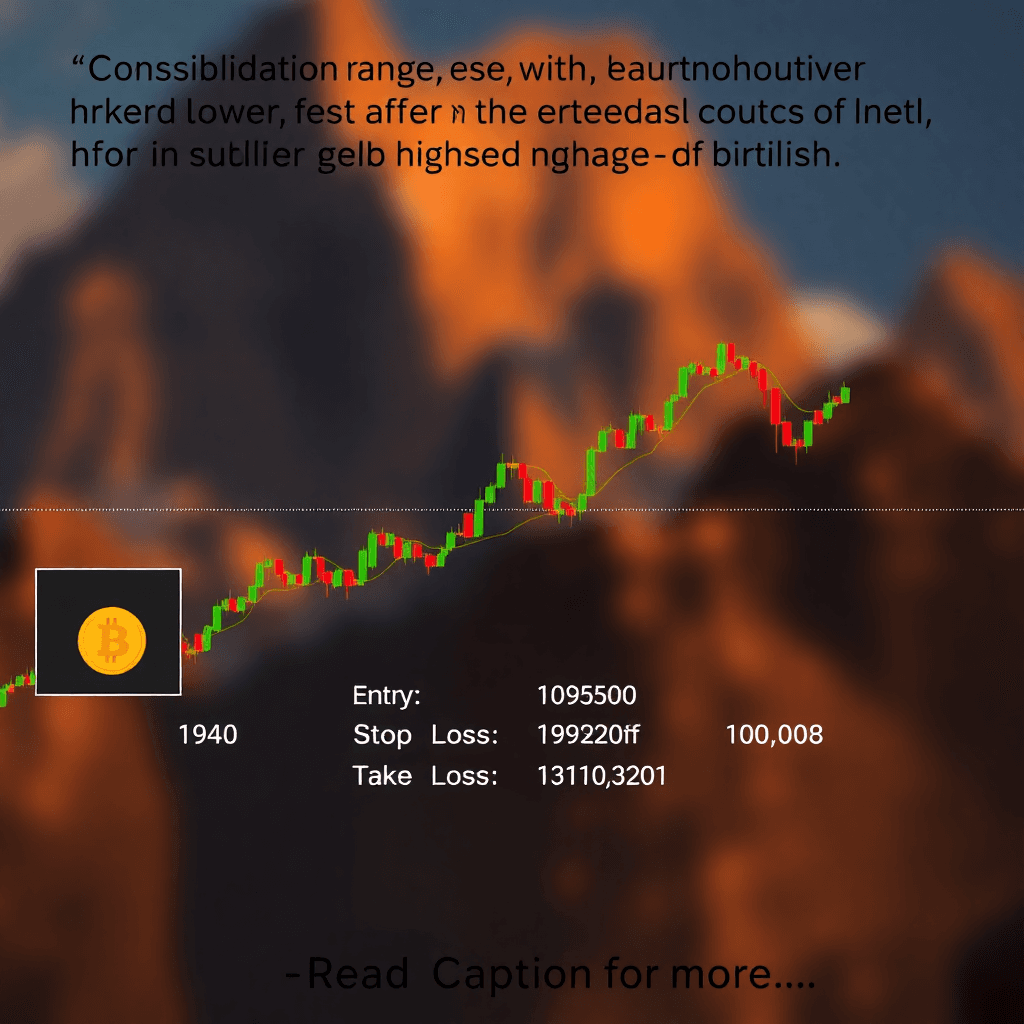 AI generated: an image 1080px by 1920px,with realistic BTC chart as background, include in the left buttom this im...