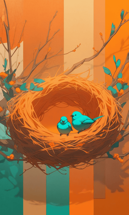 Orange & Teal - Image 2