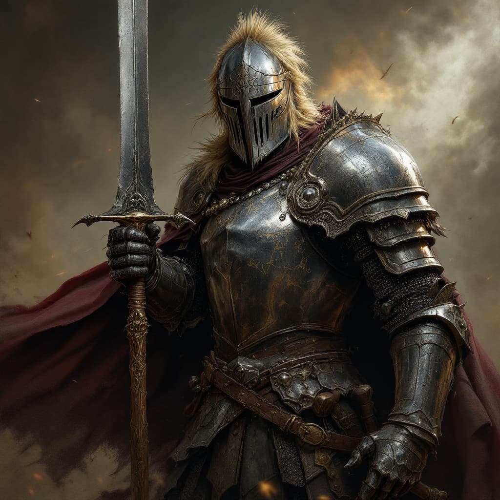 AI generated: Real Knight