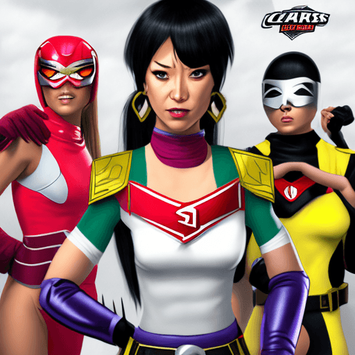 AI generated: female armpit villains super sentai --v 4 --chaos 1