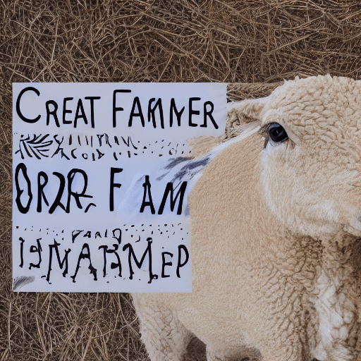 AI generated: create farm animal