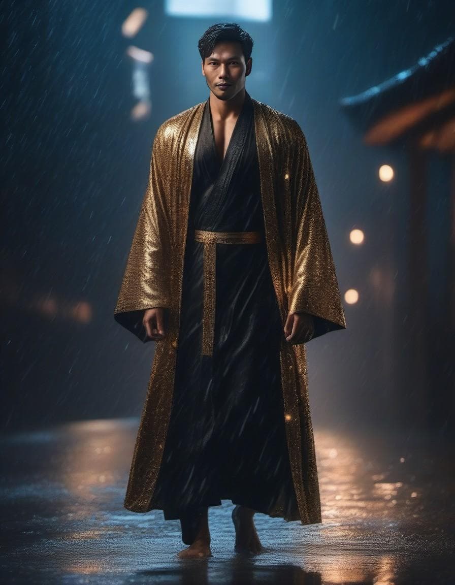 AI generated: Hyper detailed anthropomorphic Targarian in glittering robes, hyper-realistic and hyper-detailed, in...