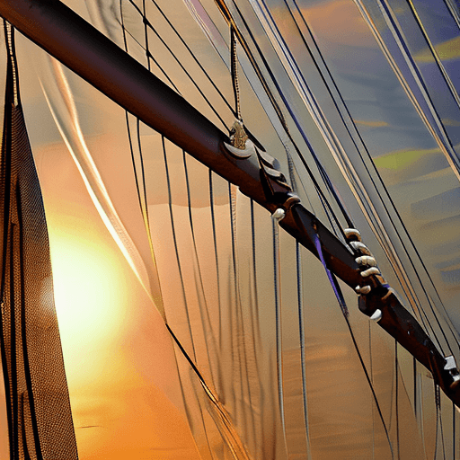 AI generated: Photo of a ultra realistic sailing ship, dramatic light, pale sunrise, cinematic lighting, battered,...