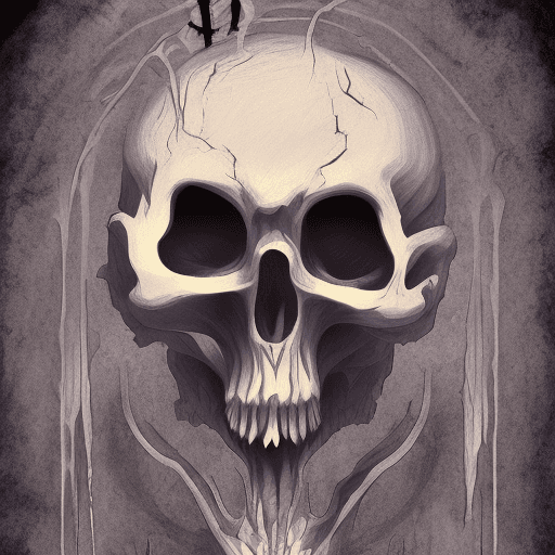 AI generated: a art style image of a scary themed image