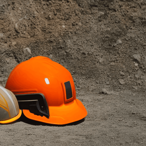 AI generated: orange worker helmet with  toyota logo on earth globe

