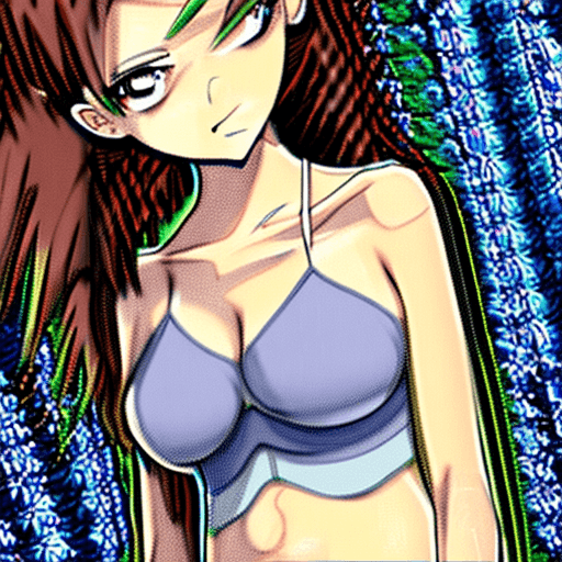 AI generated: A girl, no clothes, anime style, 