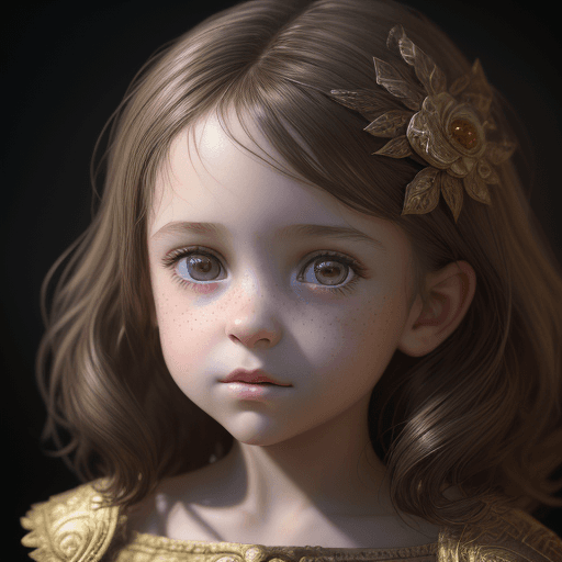 AI generated: 8 year old girl, beautiful, brunette hair, little girl, short tight clothes, realistic, amazing stun...