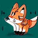 AI generated: fox cat