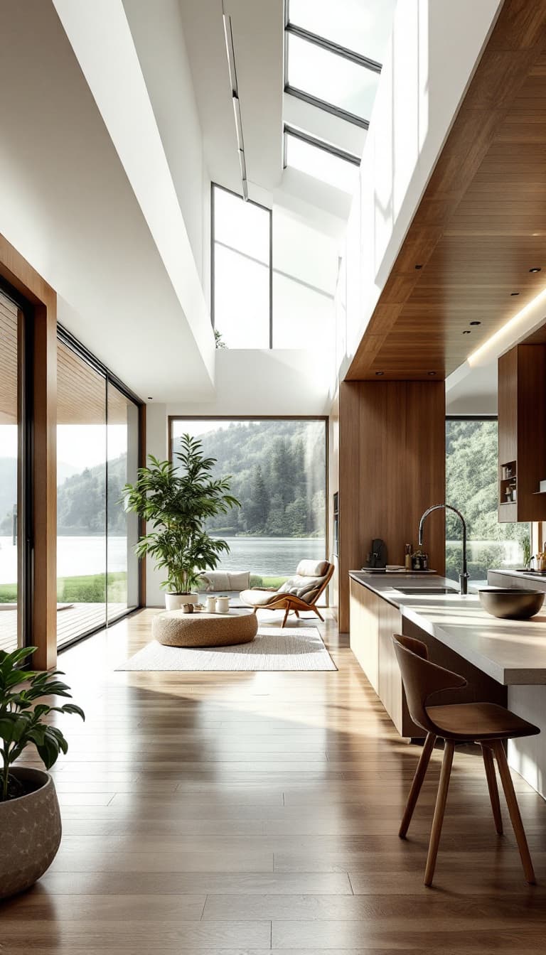 AI generated: DREAM-HOUSE: A breath-taking, modern dream house that embodies the spirit of freedom and experimenta...