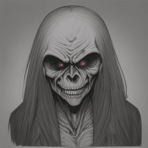AI generated: crypt keeper from tales from the crypt, highly detailed, dark horror art, flat comic ink style --ar ...