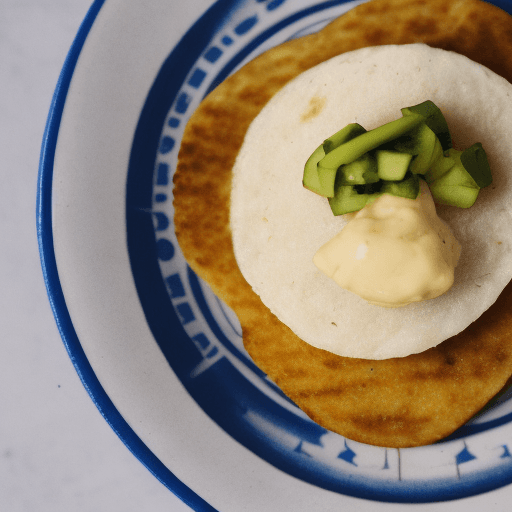 AI generated: the most appealing arepa, with white cheese --upbeta --v 4