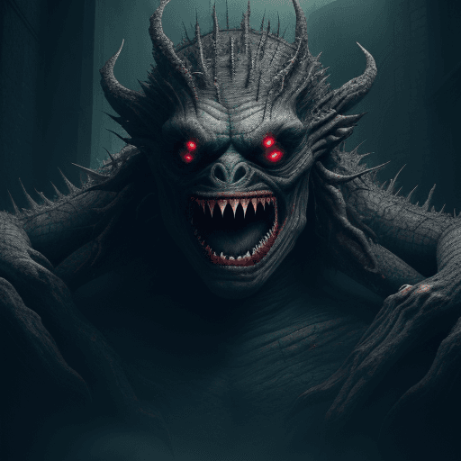AI generated: fear, monsters, nightmare, epic realism, 16k, high definition, sharp focus, brutal composition  --ar...