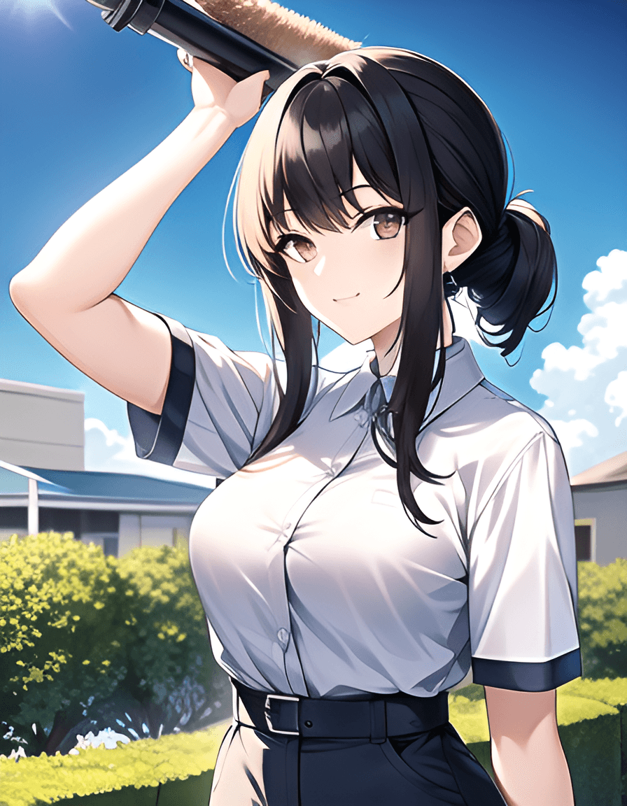 AI generated: outdoors, 20 years old, perfect anime quality, beautiful scenery, perfect face, bangs, best hair, ja...