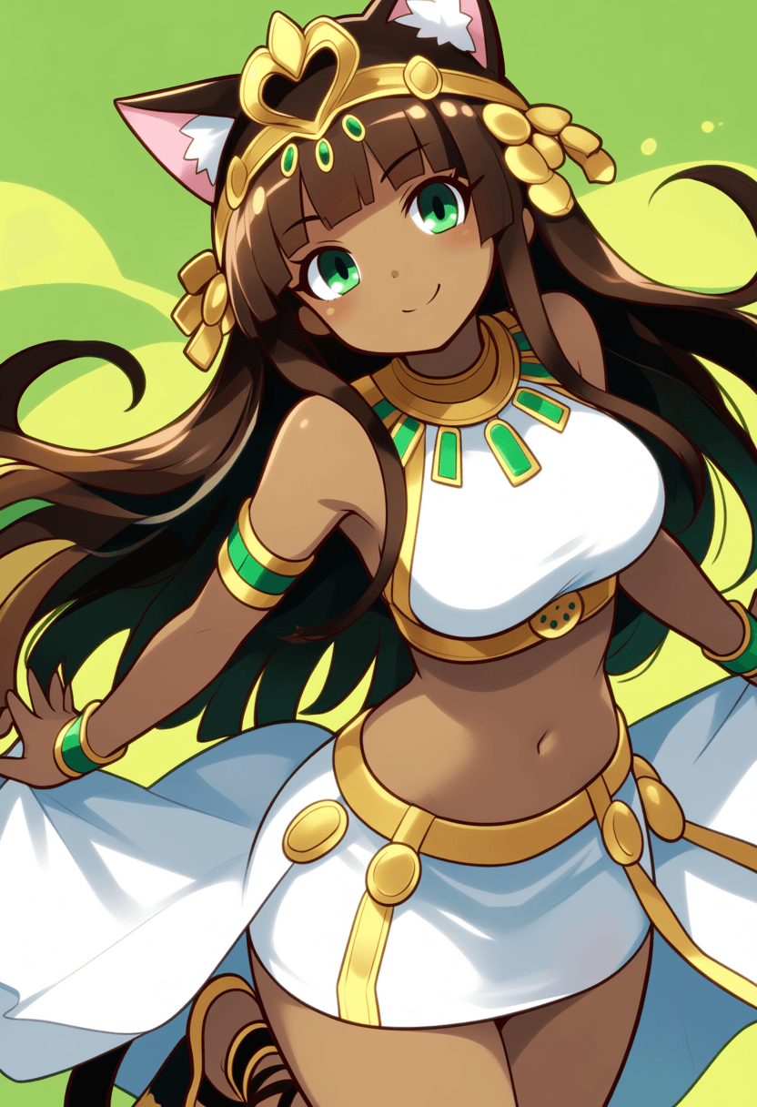 Bastet: Goddess of Cats | Ⲟⲩⲃⲁⲥⲧⲉ (Puzzle and Dragon) [ANIMAv1 & IL]