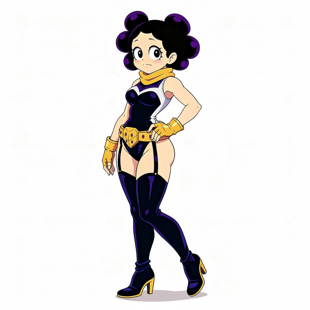 AI generated: An image of this character naked
