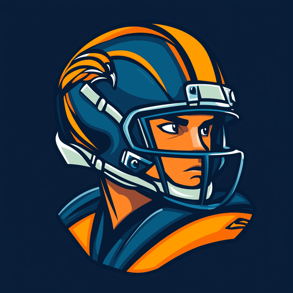 AI generated: imagine a bold and dynamic logo for a sports team, featuring athletic imagery like mascots, balls, o...