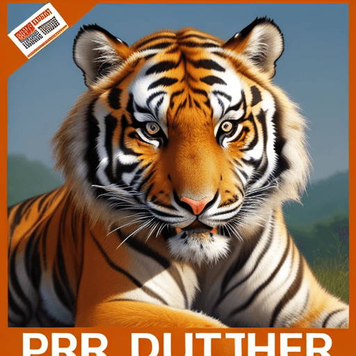 AI generated: Project tiger has been launched in india to protect and save tigers. please generate an image for th...
