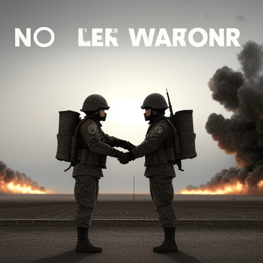 AI generated: no war