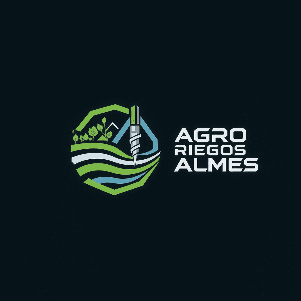 AI generated: "Logo moderno, minimalista y simbólico para la empresa AGRO RIEGOS ALMES, que ofrece: insumos agríco...