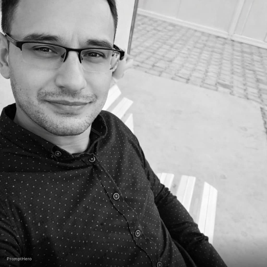 AI generated: b/n photo