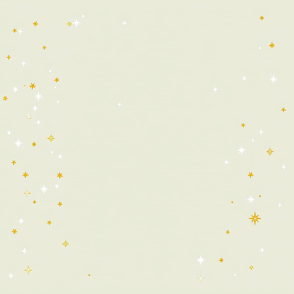 AI generated: smooth yellow-green background for the banner with small blurred decorations in the form of stars