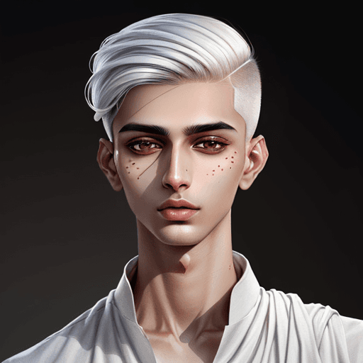 AI generated: High resolution, detailed illustration of a  named Utkarsh, white skin, 6'1 height, Crop hairstyle, ...