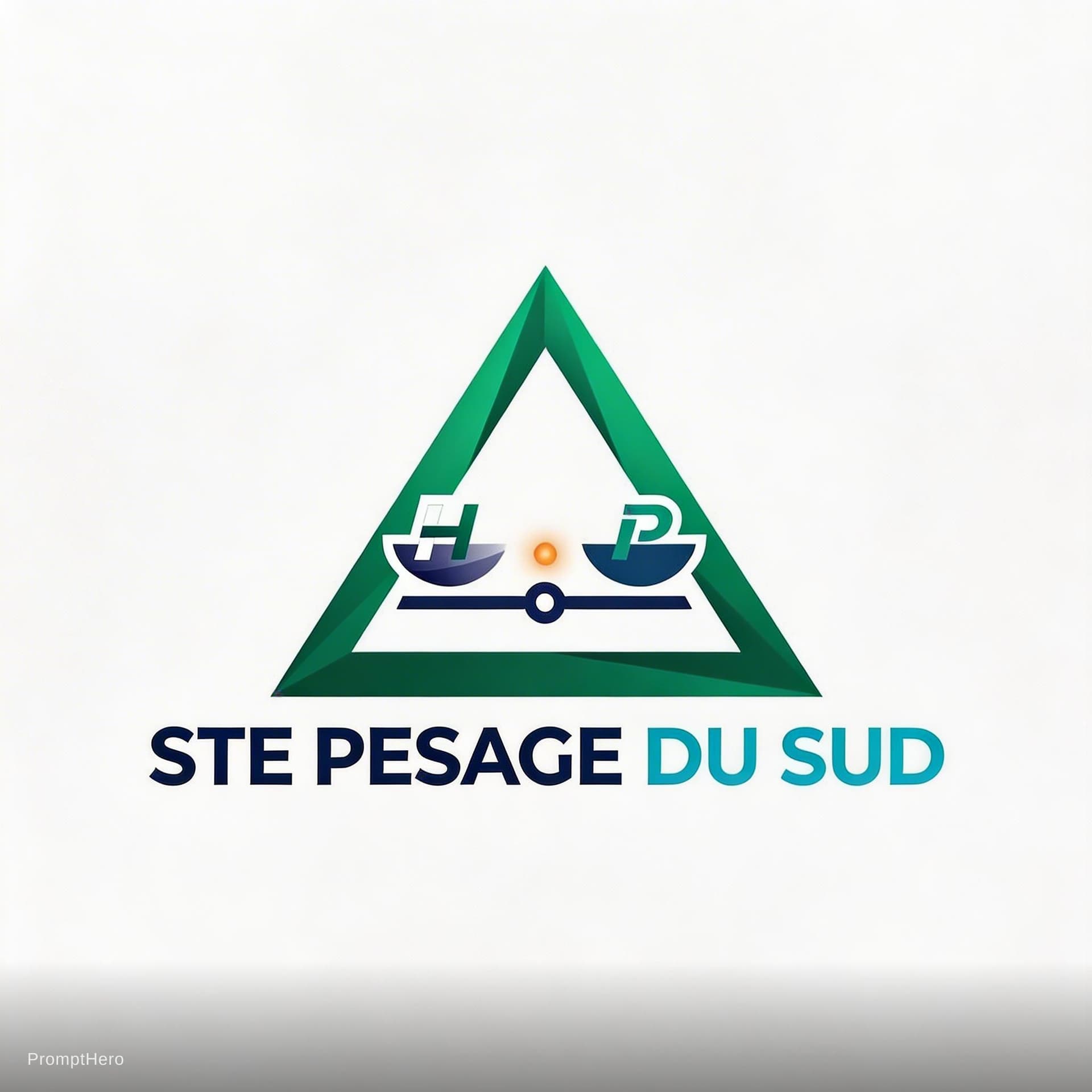 AI generated: le nom de l'entreprise est STE PESAGE DU SUD, ajouter avant le mots PESAGE le mots STE et metter un ...