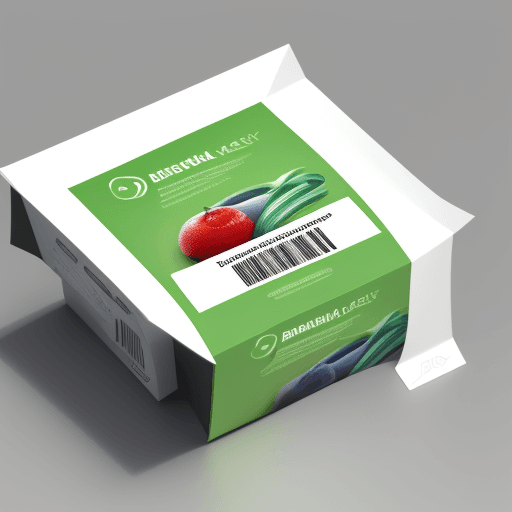 AI generated: Health product packaging, 8k