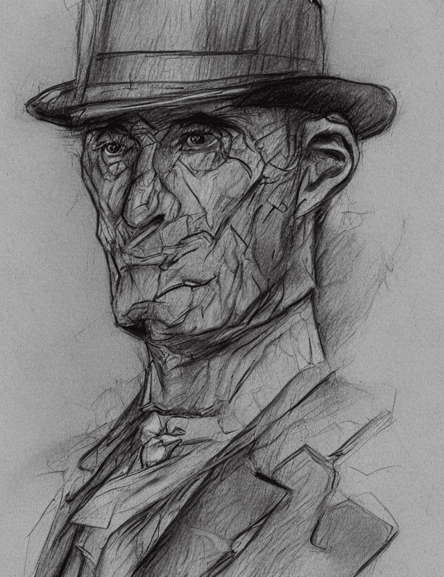 AI generated: bits of color, sketchbook, hand drawn, dark, gritty, realistic sketch. Rough sketch, mix of bold dar...