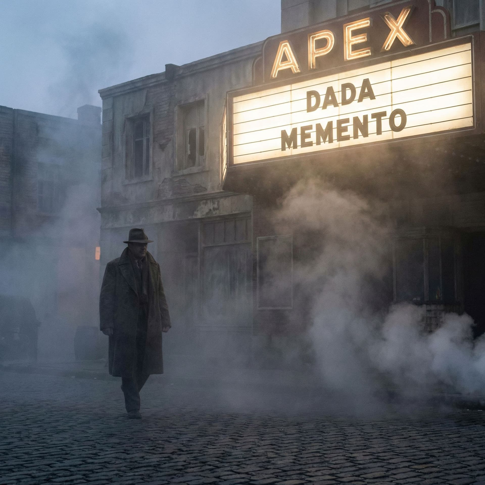 AI generated: A man walking in smoke, ultra realistic, cinematic light ,Apex, Dada, Memento, Transubjective, parae...