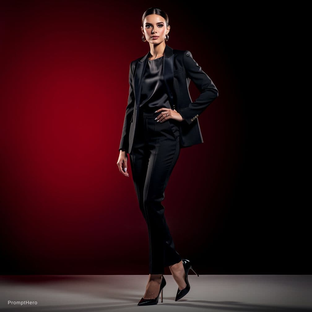 AI generated: { "action": "image_generation", "action_input": "Full-length photo of a professional model, high-end...