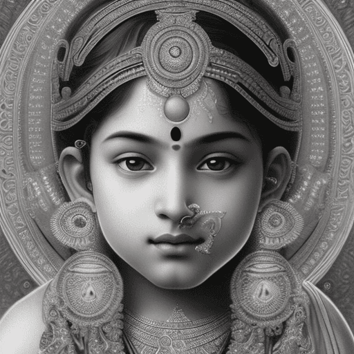AI generated: Ultra realistic photo, young Krishna , intricate, elegant, highly detailed, digital painting, smooth...