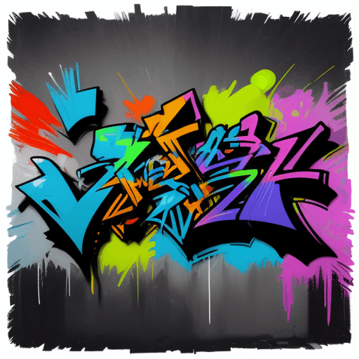 AI generated: Graffiti street art style T-shirt design with bold, edgy graphics, the word “Gen Z” in the middle, v...