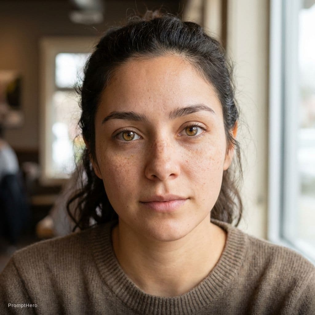 AI generated: Ultra-realistic photographic depiction of Fernanda, a 25-year-old Latina woman with a highly consist...