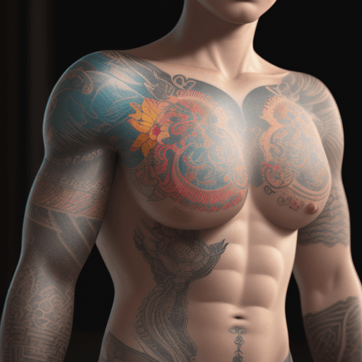 AI generated: Old School Tattoo, intricate artwork, bright colours, octane render, artwork, cinematic, hyper reali...