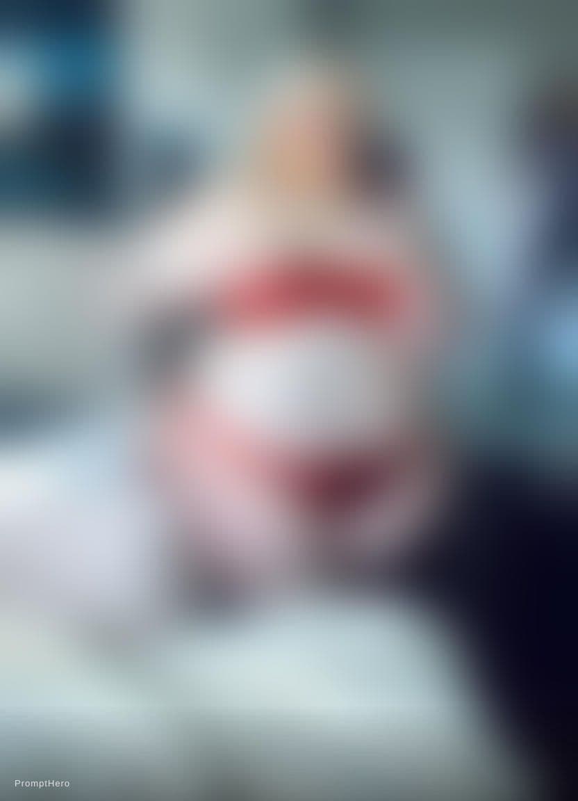 AI generated: A 22 year old chubby white woman with an exceptionally curvy figure takes a mirror selfie in a moder...